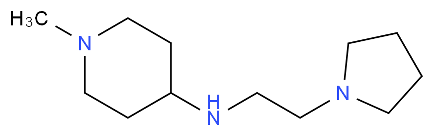 1-Methyl-N-(2-pyrrolidin-1-ylethyl)piperidin-4-amine_Molecular_structure_CAS_)