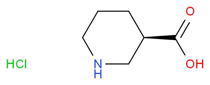 (R)-Piperidine-3-carboxylic acid hydrochloride_Molecular_structure_CAS_885949-15-5)
