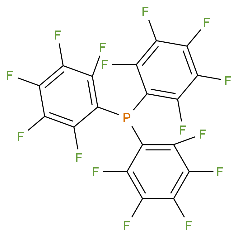 Tris(pentafluorophenyl)phosphine_Molecular_structure_CAS_1259-35-4)