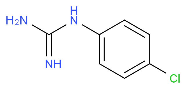 N-(4-chlorophenyl)guanidine_Molecular_structure_CAS_45964-97-4)