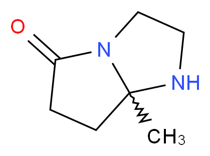 7a-methyltetrahydro-1H-pyrrolo[1,2-a]imidazol-5(6H)-one_Molecular_structure_CAS_)