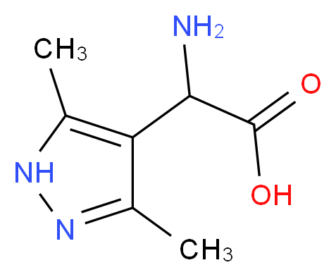 amino(3,5-dimethyl-1H-pyrazol-4-yl)acetic acid_Molecular_structure_CAS_67809-62-5)