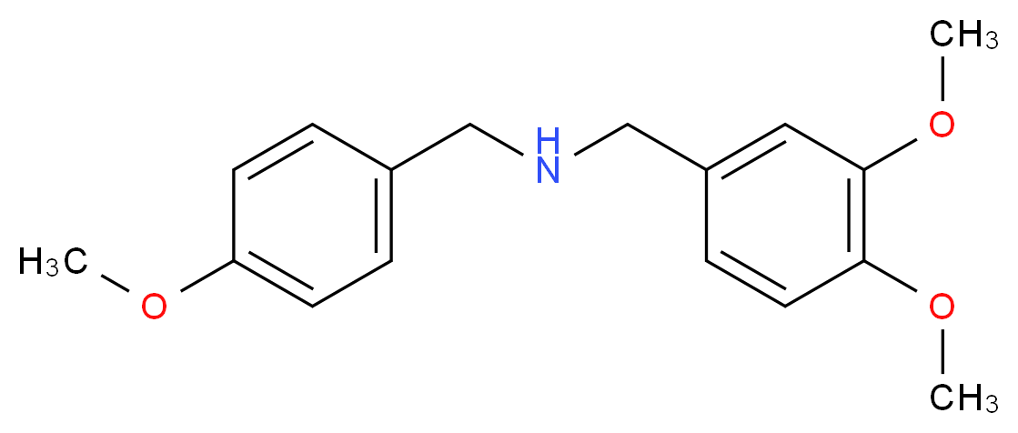 N-(3,4-dimethoxybenzyl)-N-(4-methoxybenzyl)amine_Molecular_structure_CAS_)