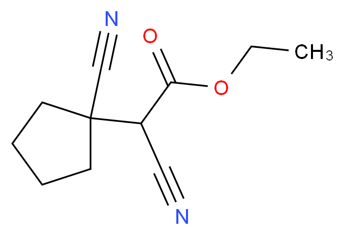 ethyl cyano(1-cyanocyclopentyl)acetate_Molecular_structure_CAS_62953-74-6)