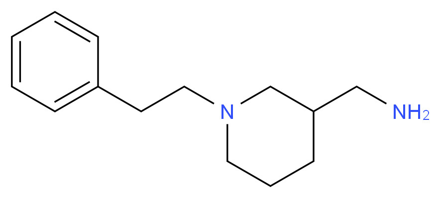 [1-(2-Phenylethyl)piperidin-3-yl]methylamine_Molecular_structure_CAS_)