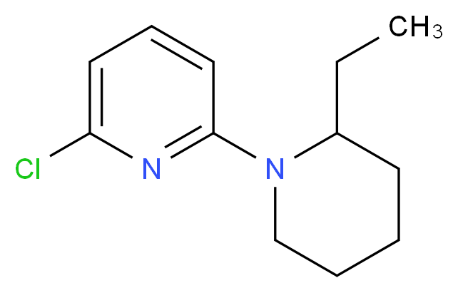 1-(6-Chloro-2-pyridinyl)-2-ethylpiperidine_Molecular_structure_CAS_)
