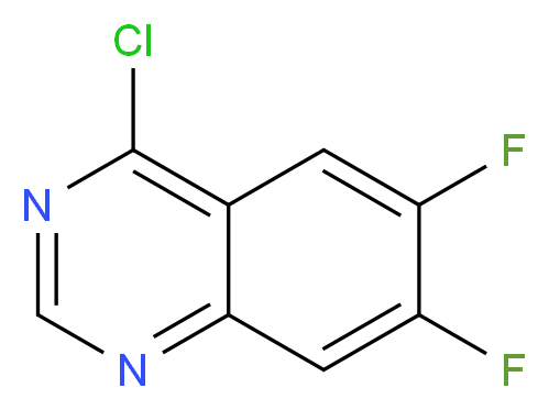 4-Chloro-6,7-difluoroquinazoline_Molecular_structure_CAS_625080-60-6)
