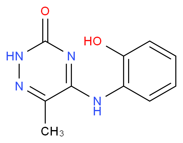 5-[(2-hydroxyphenyl)amino]-6-methyl-1,2,4-triazin-3(2H)-one_Molecular_structure_CAS_685551-55-7)