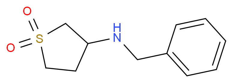 N-benzyltetrahydrothiophen-3-amine 1,1-dioxide_Molecular_structure_CAS_321580-44-3)
