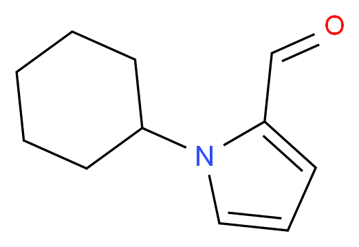 1-Cyclohexyl-1H-pyrrole-2-carbaldehyde_Molecular_structure_CAS_878422-21-0)