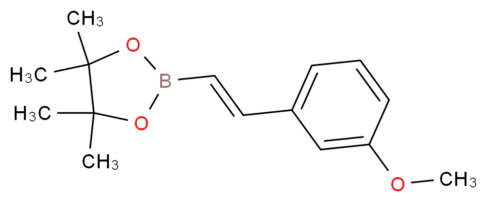 trans-2-(3-Methoxyphenyl)vinylboronic acid pinacol ester_Molecular_structure_CAS_871125-68-7)