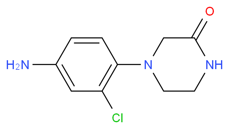 4-(4-amino-2-chlorophenyl)piperazin-2-one_Molecular_structure_CAS_926250-84-2)