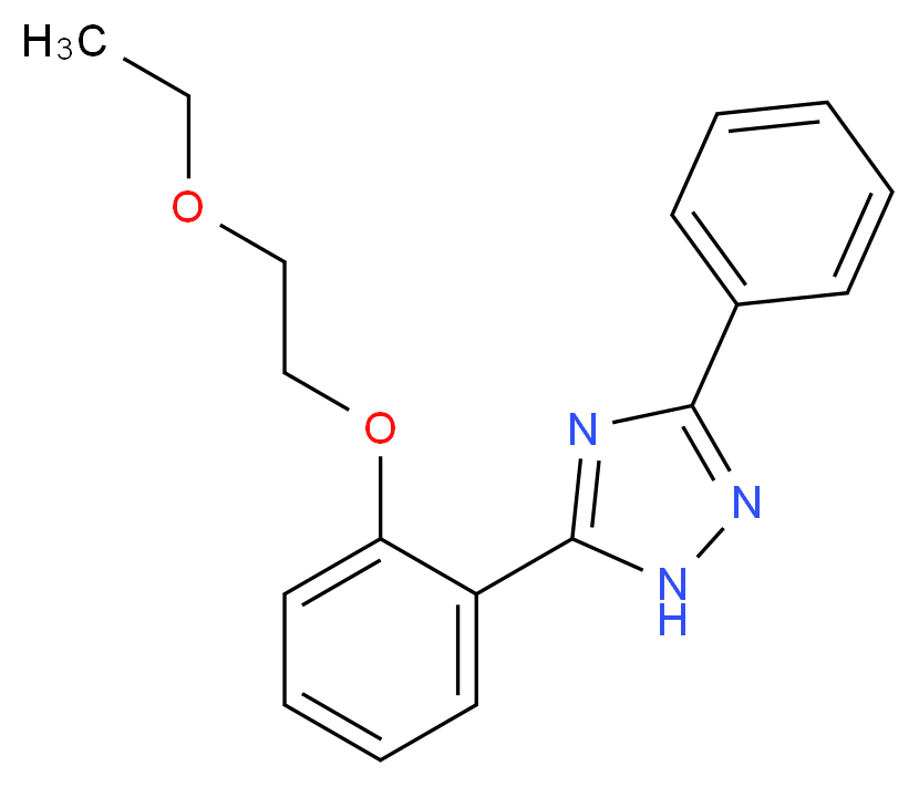 5-[2-(2-ethoxyethoxy)phenyl]-3-phenyl-1H-1,2,4-triazole_Molecular_structure_CAS_)