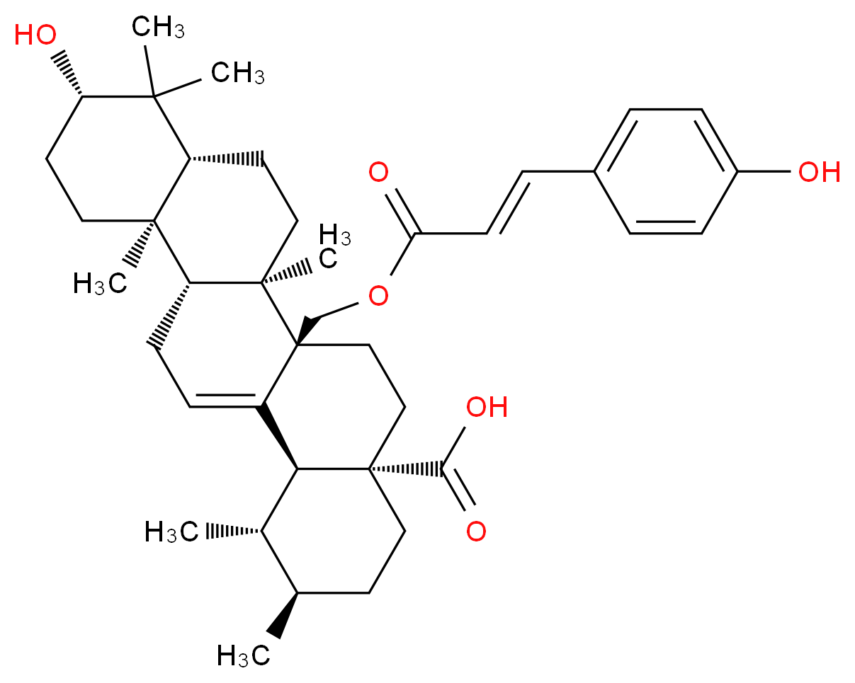 27-p-Coumaroyloxyursolic acid_Molecular_structure_CAS_73584-67-5)