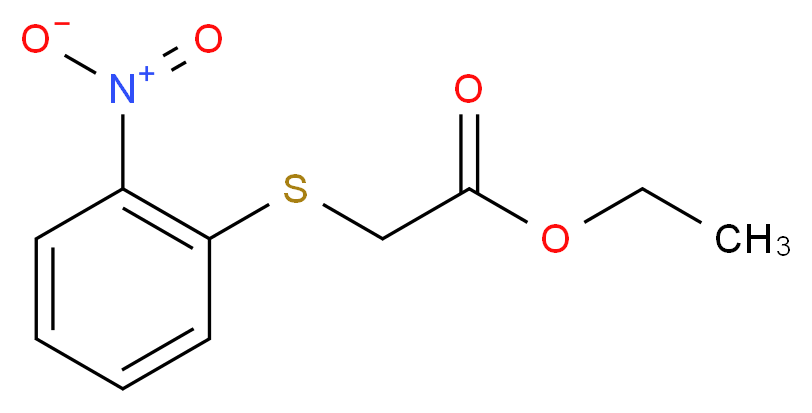 Ethyl 2-nitrophenylmercaptoacetate 97%_Molecular_structure_CAS_)