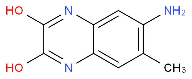 6-amino-7-methyl-2,3-quinoxalinediol_Molecular_structure_CAS_69904-14-9)