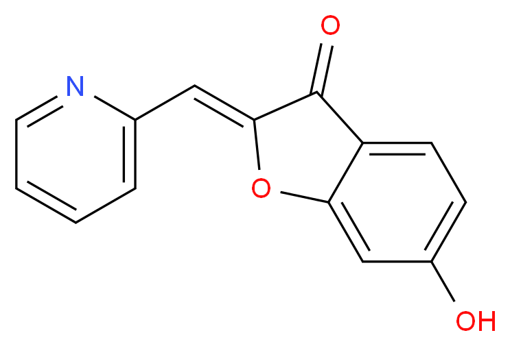 (Z)-6-hydroxy-2-(pyridin-2-ylmethylene)benzofuran-3(2H)-one_Molecular_structure_CAS_)