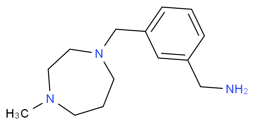 3-[(4-methylperhydro-1,4-diazepin-1-yl)methyl]benzylamine_Molecular_structure_CAS_915707-48-1)