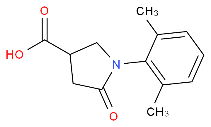 1-(2,6-Dimethylphenyl)-5-oxopyrrolidine-3-carboxylic acid_Molecular_structure_CAS_63674-48-6)