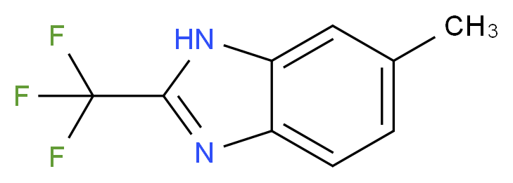 6-Methyl-2-(trifluoromethyl)-1H-benzimidazole_Molecular_structure_CAS_)
