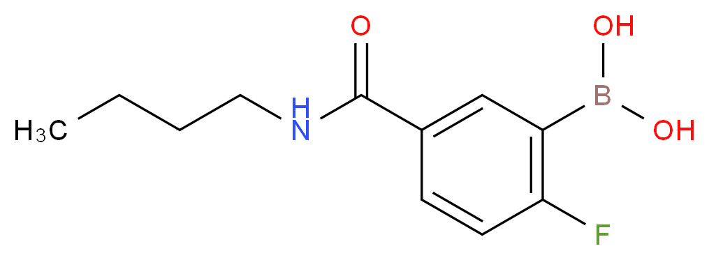 (5-(ButylcarbaMoyl)-2-fluorophenyl)boronic acid_Molecular_structure_CAS_874289-50-6)