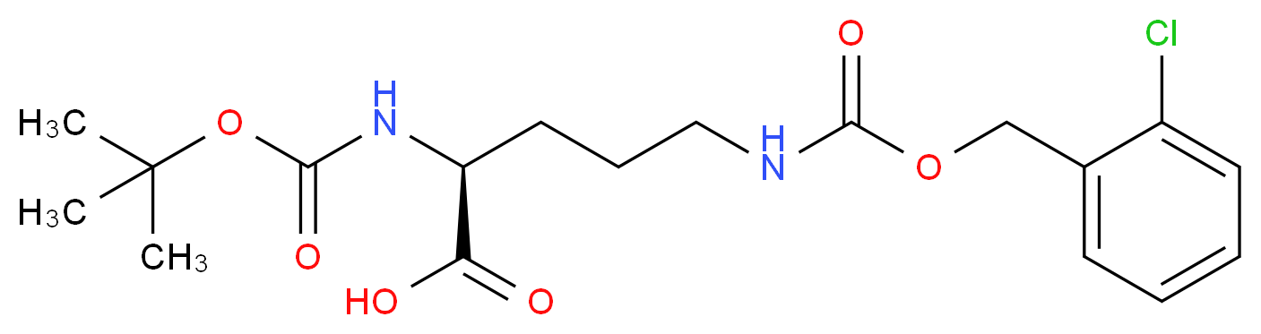Boc-Orn(2-Cl-Z)-OH_Molecular_structure_CAS_118554-00-0)