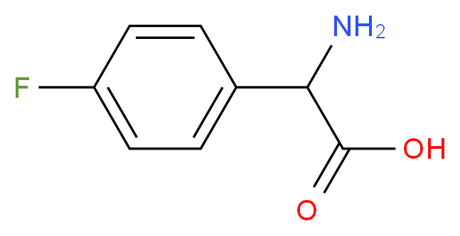 2-Amino-2-(4-fluorophenyl)acetic acid_Molecular_structure_CAS_7292-73-1)
