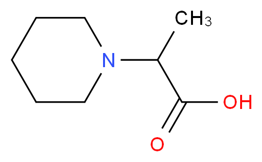 2-(1-piperidinyl)propanoic acid_Molecular_structure_CAS_69181-71-1)