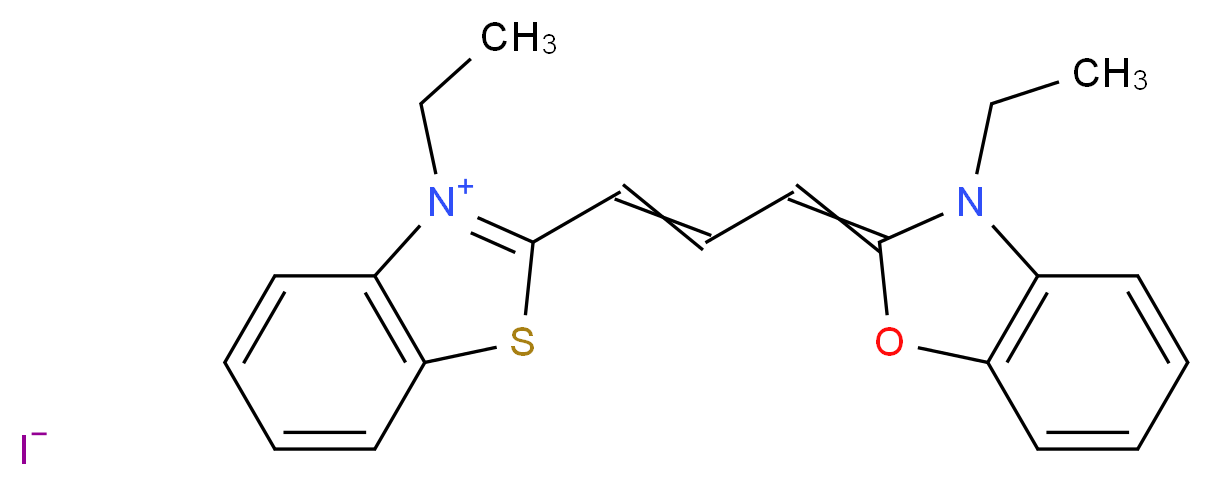 3,3'-DIETHYL-2,2'-OXATHIACARBOCYANINE IODIDE_Molecular_structure_CAS_15185-43-0)