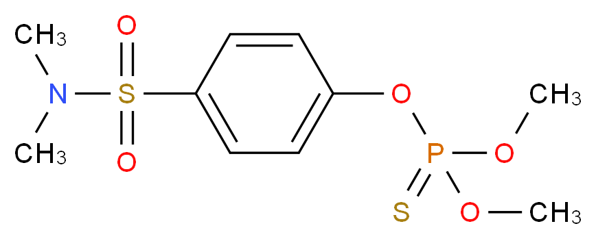 CAS_52-85-7 molecular structure
