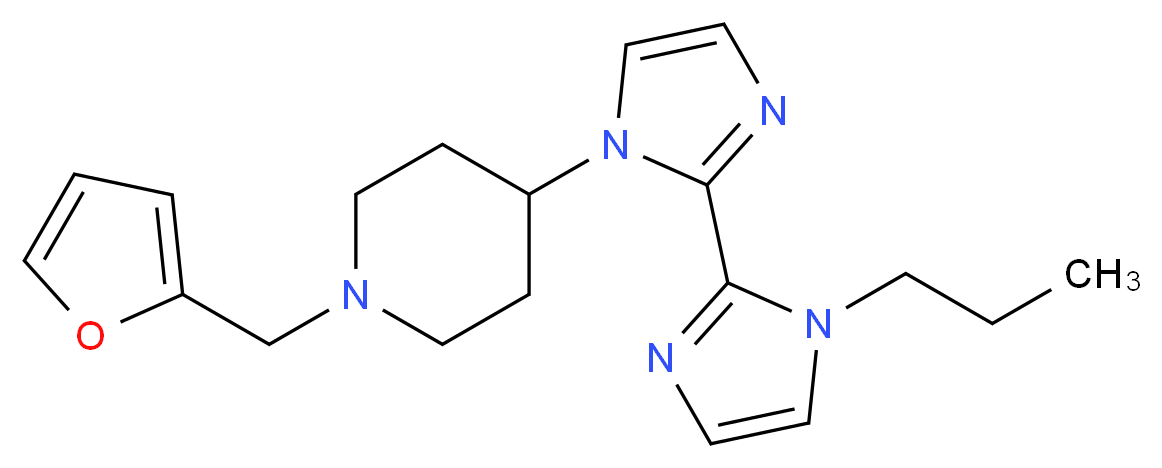 1-[1-(2-furylmethyl)piperidin-4-yl]-1'-propyl-1H,1'H-2,2'-biimidazole_Molecular_structure_CAS_)