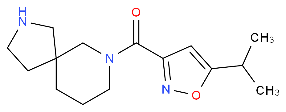 7-[(5-isopropylisoxazol-3-yl)carbonyl]-2,7-diazaspiro[4.5]decane_Molecular_structure_CAS_)