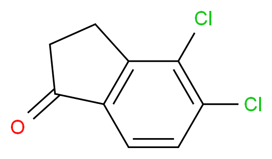 4,5-dichloro-2,3-dihydro-1H-inden-1-one_Molecular_structure_CAS_)