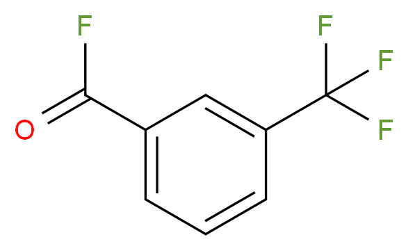 3-(Trifluoromethyl)benzoyl fluoride_Molecular_structure_CAS_328-99-4)