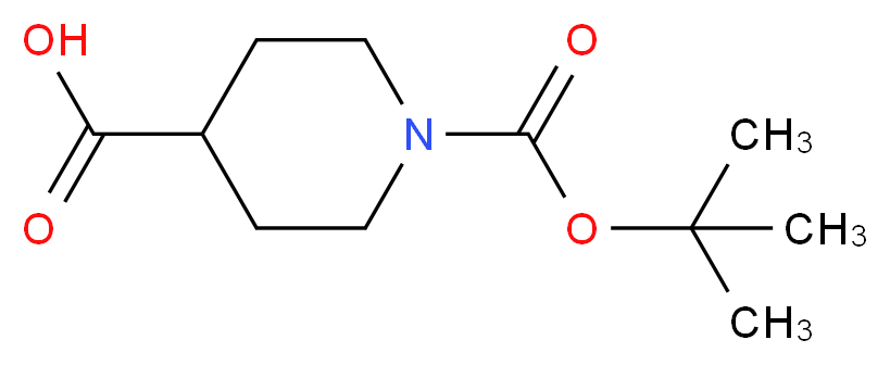 1-(tert-butoxycarbonyl)piperidine-4-carboxylic acid_Molecular_structure_CAS_84358-13-4)