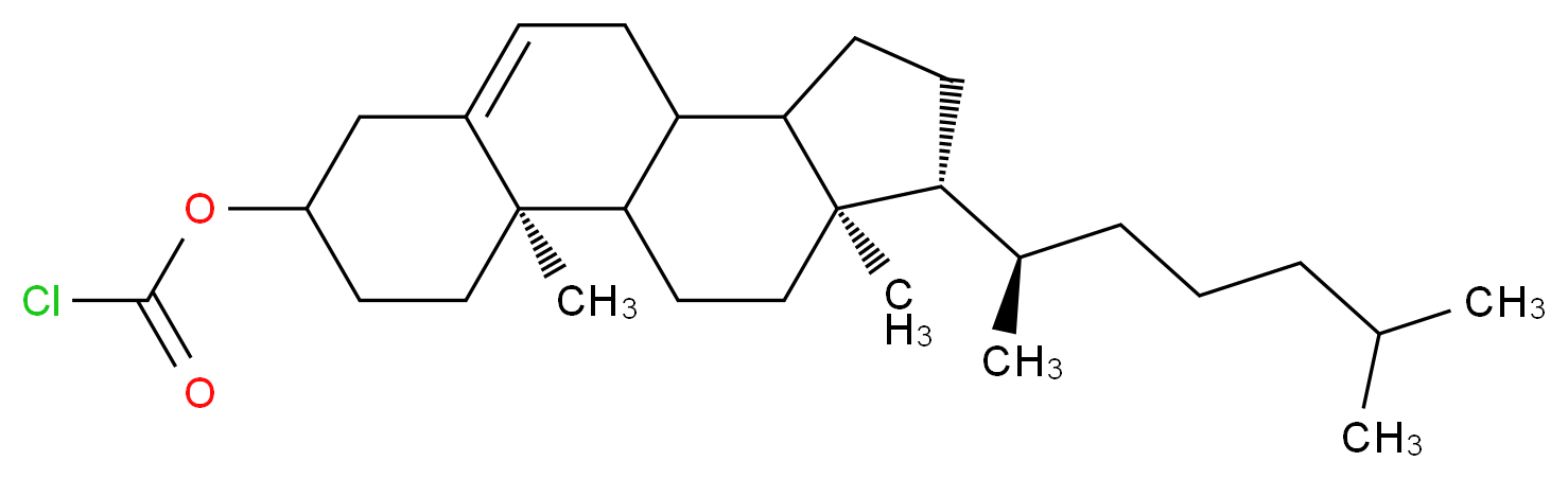 Cholesteryl chloroformate_Molecular_structure_CAS_7144-08-3)