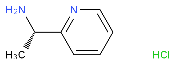 (1S)-1-(pyridin-2-yl)ethan-1-amine hydrochloride_Molecular_structure_CAS_)