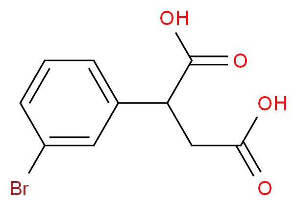 (3-Bromophenyl)succinic acid_Molecular_structure_CAS_69006-89-9)