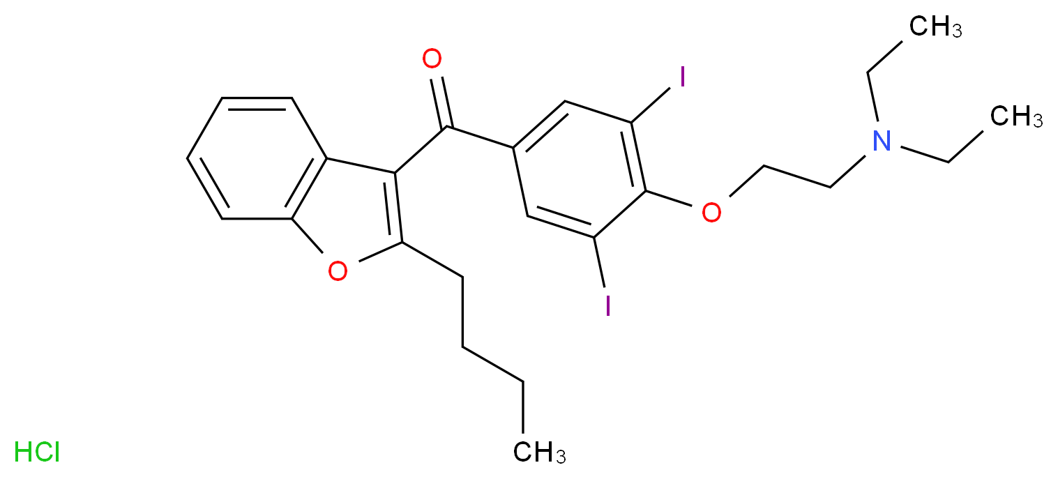 Amiodarone HCl_Molecular_structure_CAS_19774-82-4)