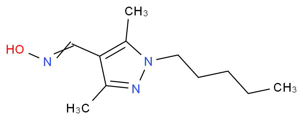 N-[(3,5-dimethyl-1-pentyl-1H-pyrazol-4-yl)methylidene]hydroxylamine_Molecular_structure_CAS_)