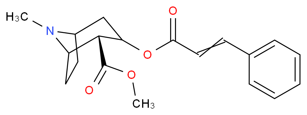 Methylecgonine cinnamate_Molecular_structure_CAS_521-67-5)