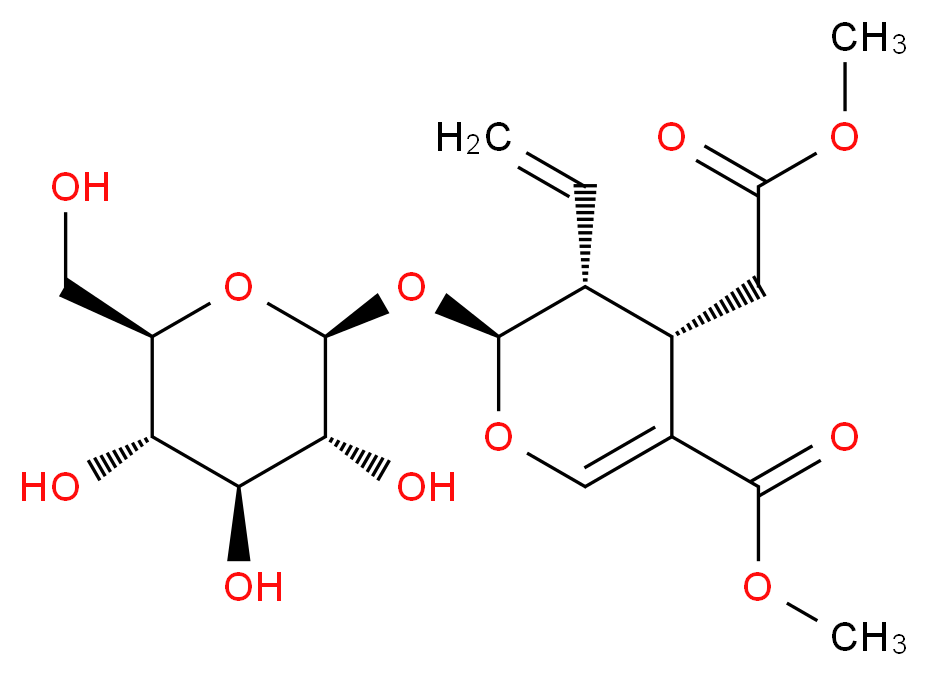 Secoxyloganin methyl ester_Molecular_structure_CAS_74713-15-8)
