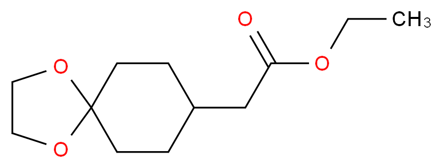(1,4-Dioxa-spiro[4,5]dec-8-yl)-acetic acid ethyl ester_Molecular_structure_CAS_62141-26-8)