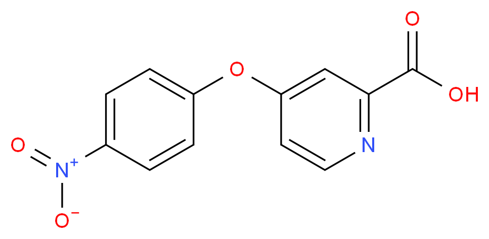 4-(4-nitrophenoxy)pyridine-2-carboxylic acid_Molecular_structure_CAS_)