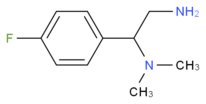 1-(4-Fluoro-phenyl)-N*1*,N*1*-dimethyl-ethane-1,2-diamine_Molecular_structure_CAS_842954-71-6)