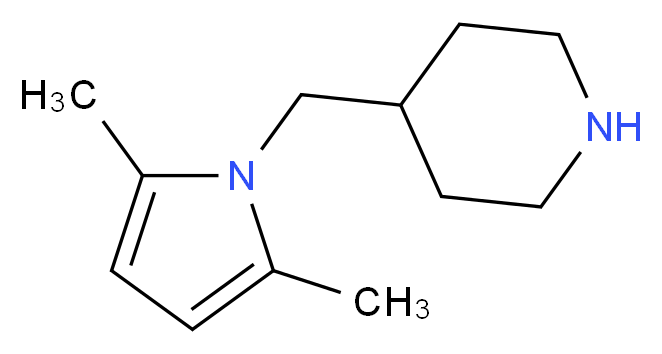 4-[(2,5-dimethyl-1H-pyrrol-1-yl)methyl]piperidine_Molecular_structure_CAS_690632-77-0)