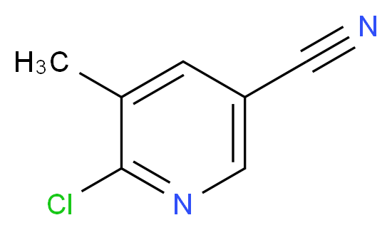 6-Chloro-5-methylnicotinonitrile_Molecular_structure_CAS_66909-33-9)