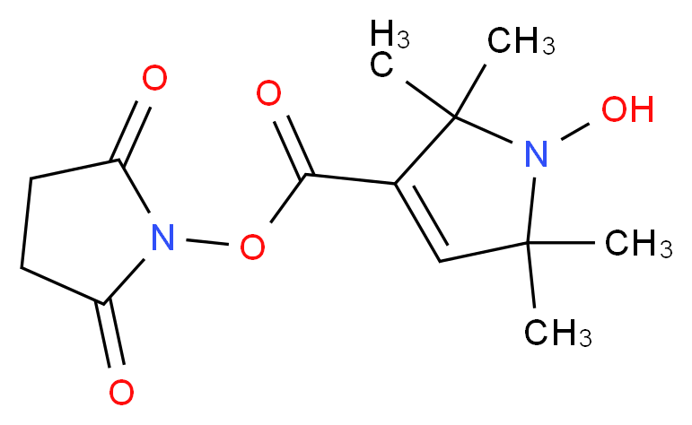 1-Oxyl-2,2,5,5-tetramethylpyrroline-3-carboxylate N-Hydroxysuccinimide Ester_Molecular_structure_CAS_37558-29-5)