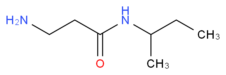 3-amino-N-(butan-2-yl)propanamide_Molecular_structure_CAS_)