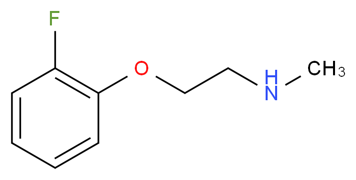 [2-(2-Fluoro-phenoxy)-ethyl]-methyl-amine_Molecular_structure_CAS_)